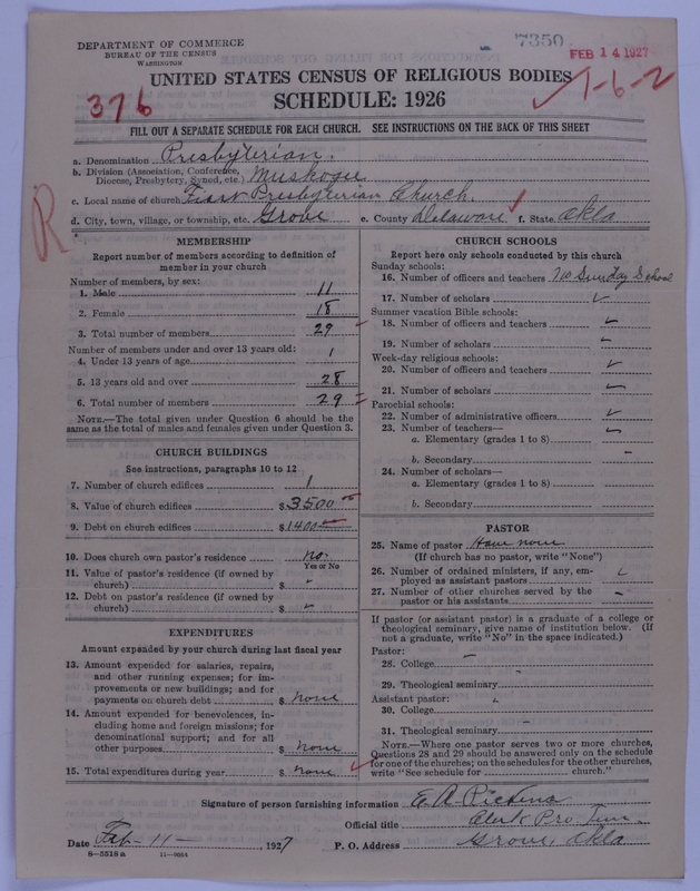 Scan of Presbyterian Church in the United States of America: 7350