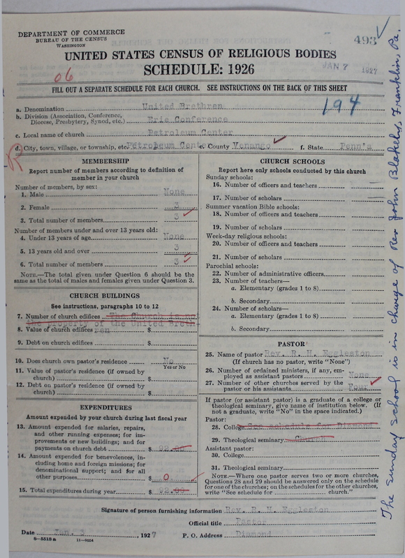 Scan of Church of the United Brethren in Christ: 493