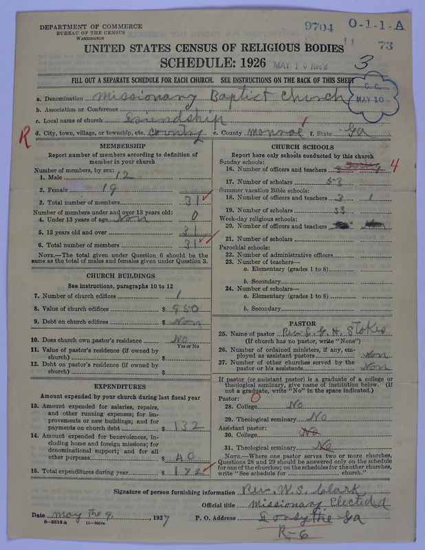 Scan of Negro Baptists: 9704