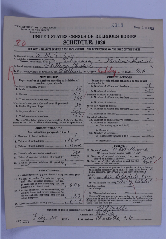 Scan of African Methodist Episcopal Zion Church: 2315