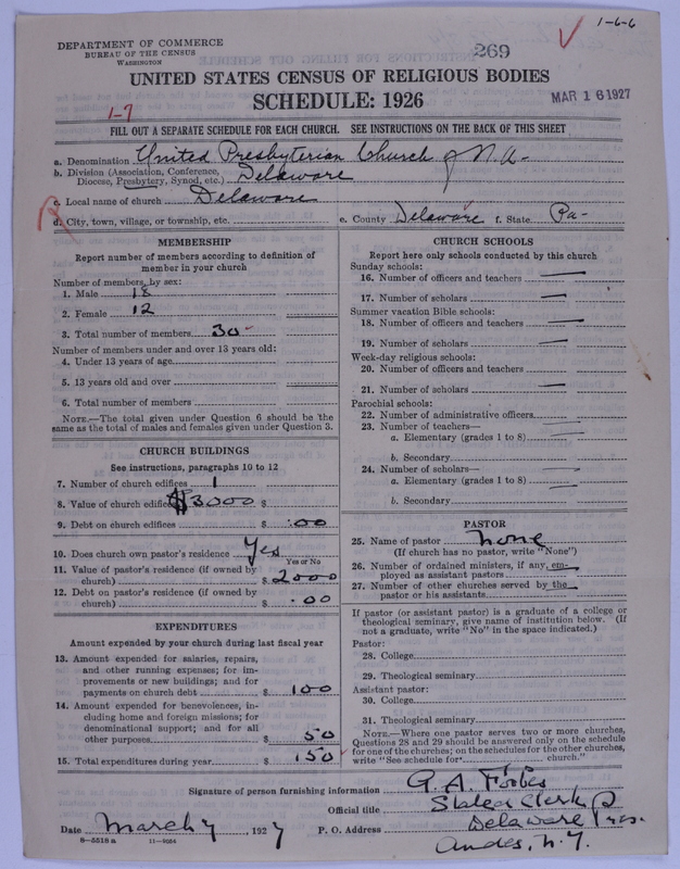 Scan of United Presbyterian Church of North America: 269