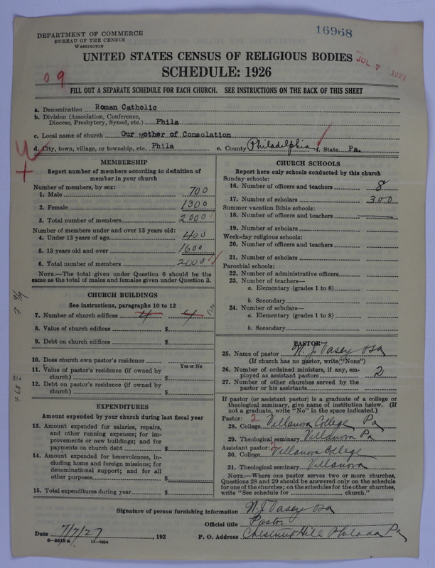 Scan of Roman Catholic Church: 16968