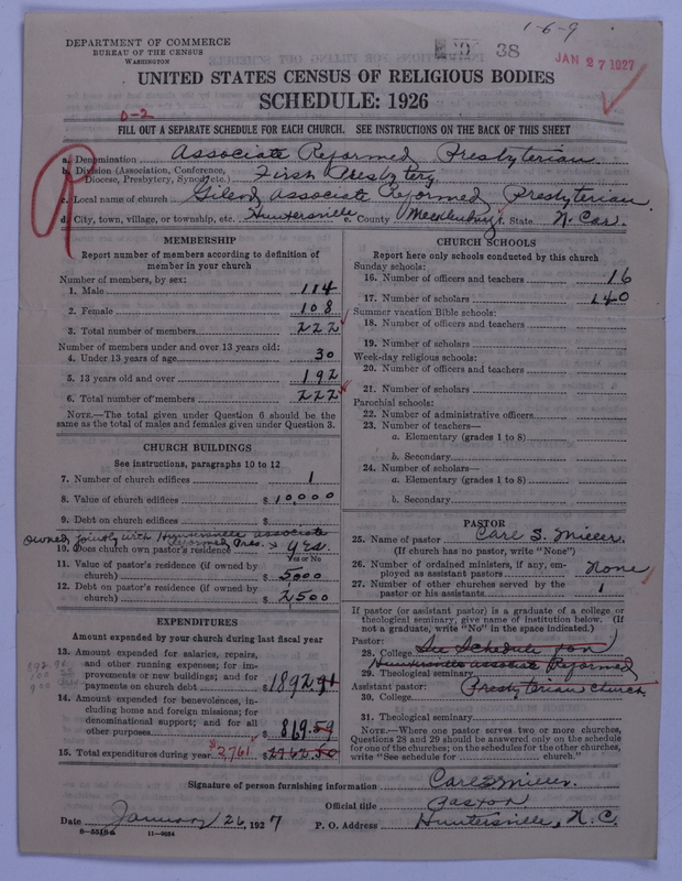 Scan of Associate Reformed Presbyterian Church: 38
