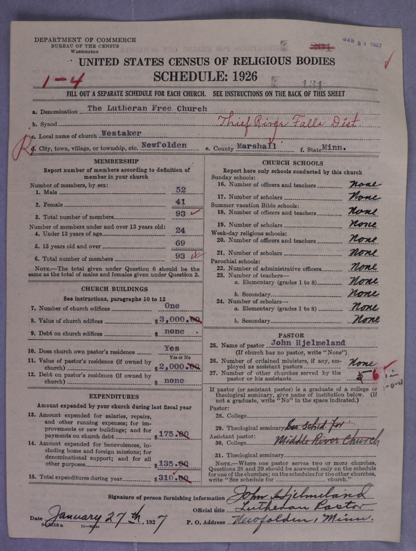 Scan of Lutheran Free Church: 131