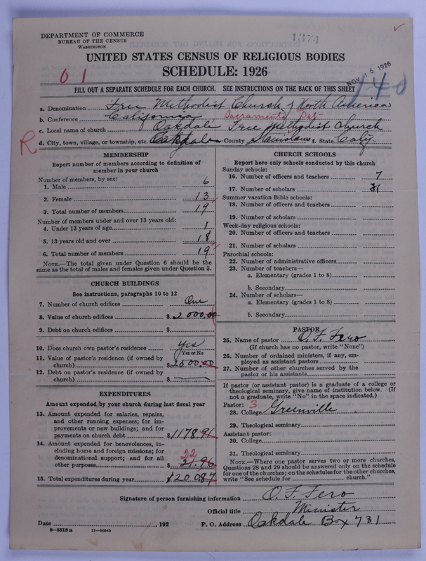 Scan of Free Methodist Church of North America: 1374