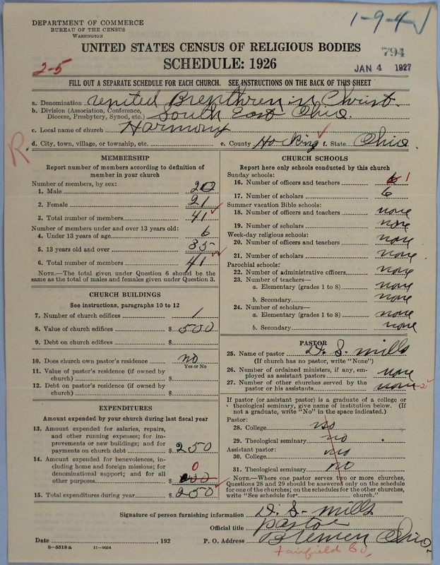 Scan of Church of the United Brethren in Christ: 794