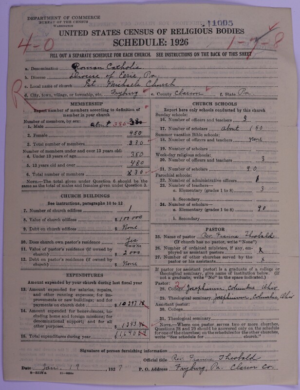 Scan of Roman Catholic Church: 11005