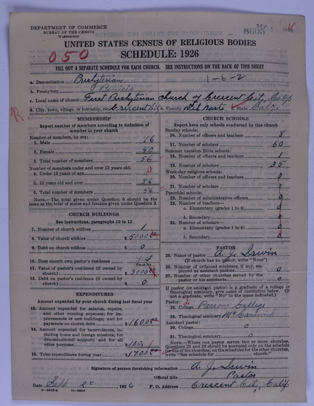 Scan of Presbyterian Church in the United States of America: 8605