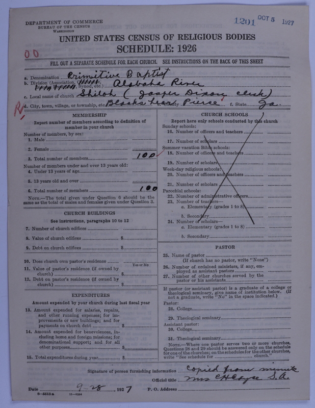 Scan of Primitive Baptists: 1201