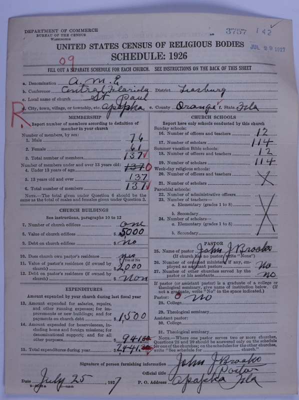 Scan of African Methodist Episcopal Church: 3757