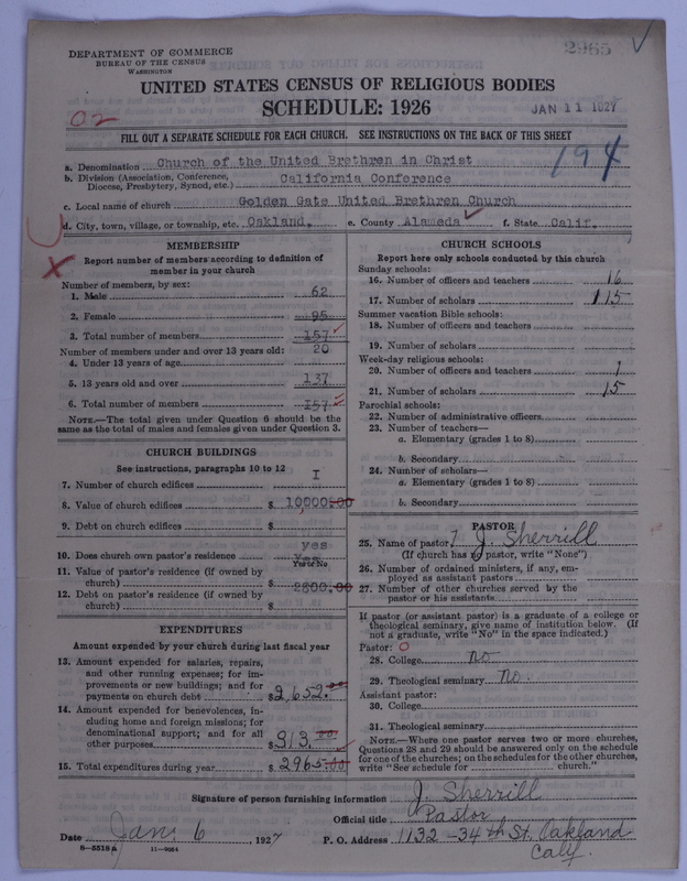Scan of Church of the United Brethren in Christ: 2965