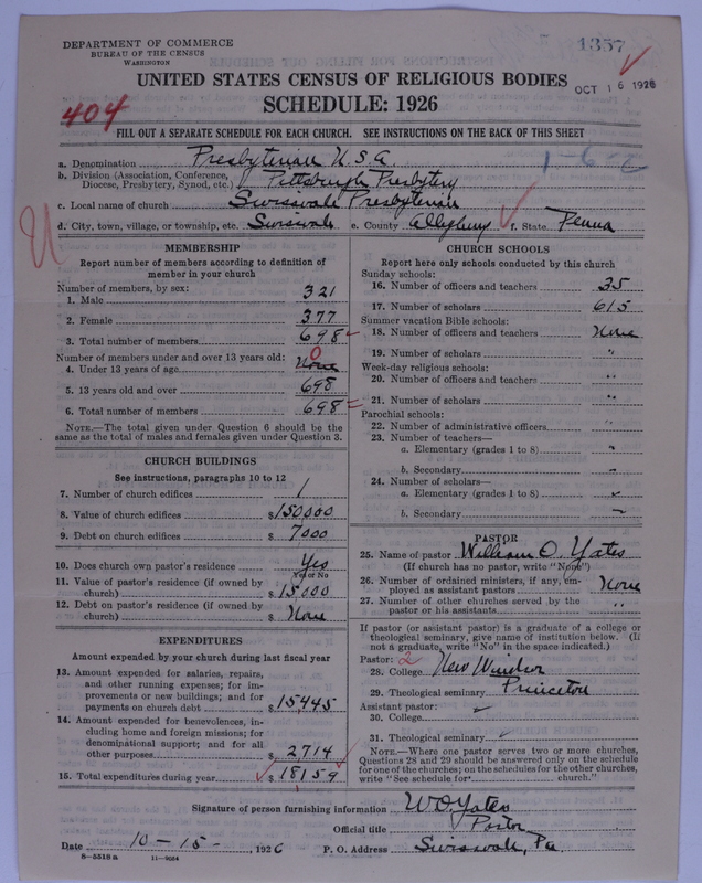 Scan of Presbyterian Church in the United States of America: 1357