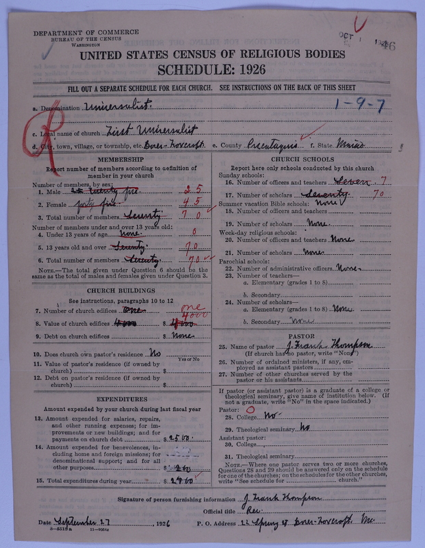 Scan of Universalist Church: 46