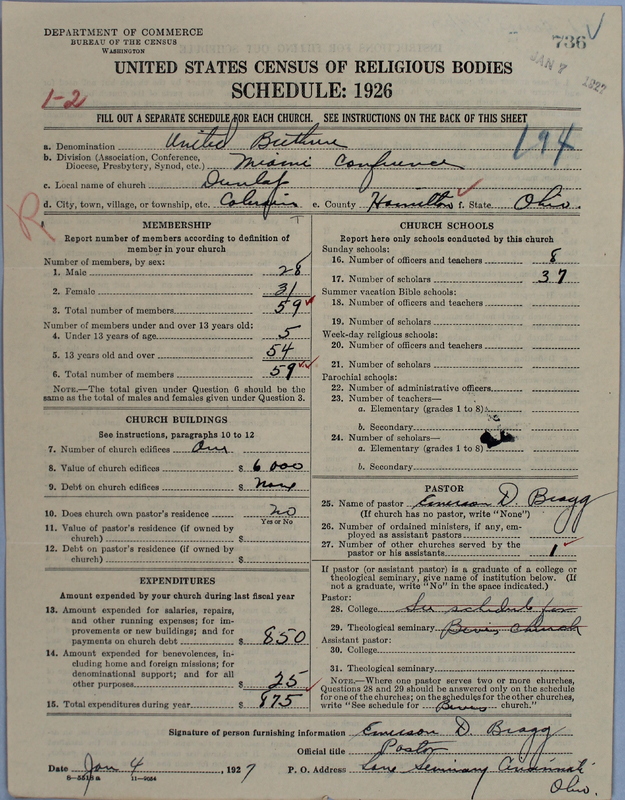 Scan of Church of the United Brethren in Christ: 736