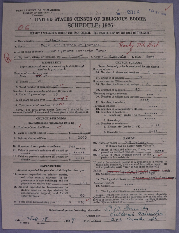 Scan of Norwegian Lutheran Church of America: 2318