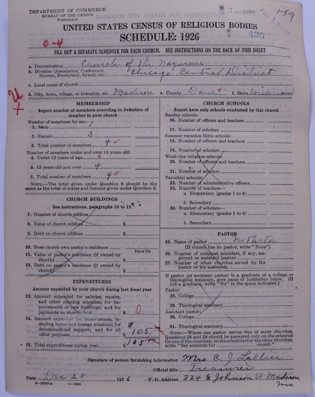 Scan of Church of the Nazarene: 420