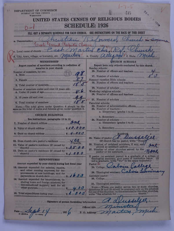 Scan of Christian Reformed Church: 46