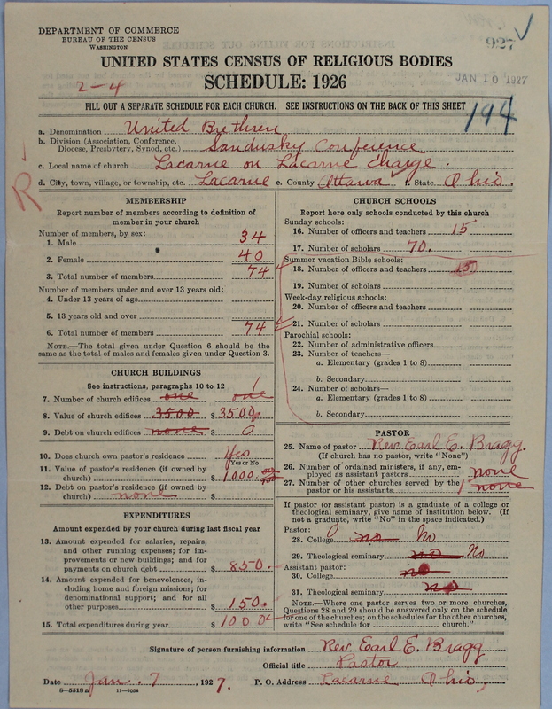 Scan of Church of the United Brethren in Christ: 927