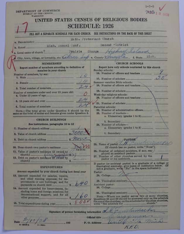 Scan of Methodist Protestant Church: 705
