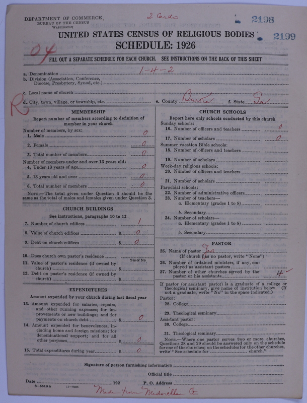 Scan of African Methodist Episcopal Church: 2199