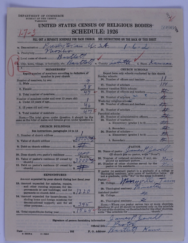 Scan of Presbyterian Church in the United States of America: 5996