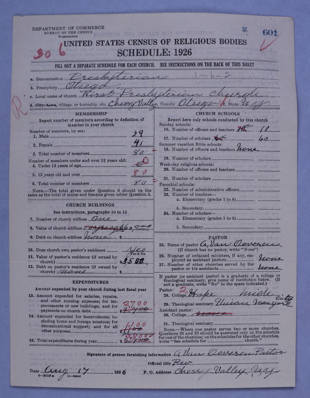 Scan of Presbyterian Church in the United States of America: 601