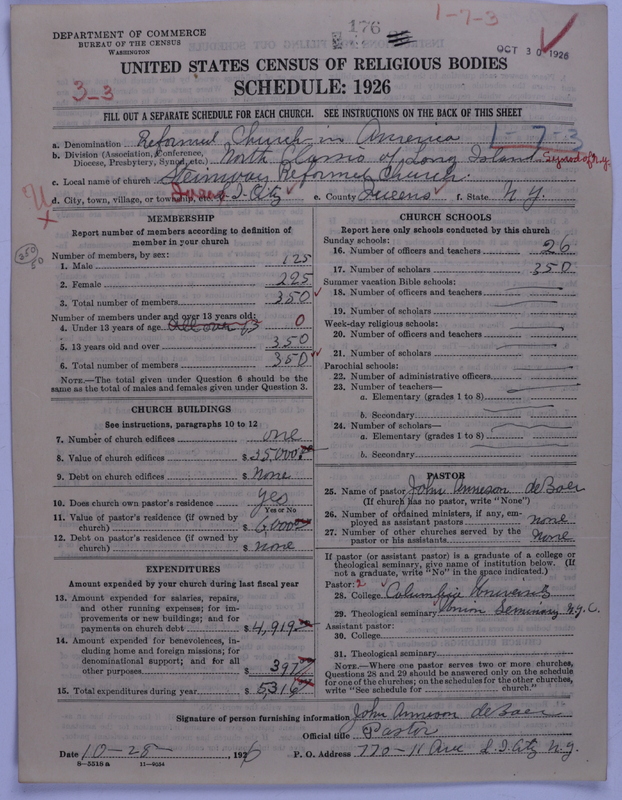 Scan of Reformed Church in America: 176