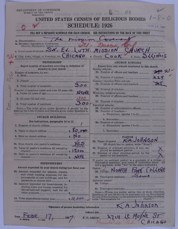 Scan of Swedish Evangelical Mission Covenant of America: 61