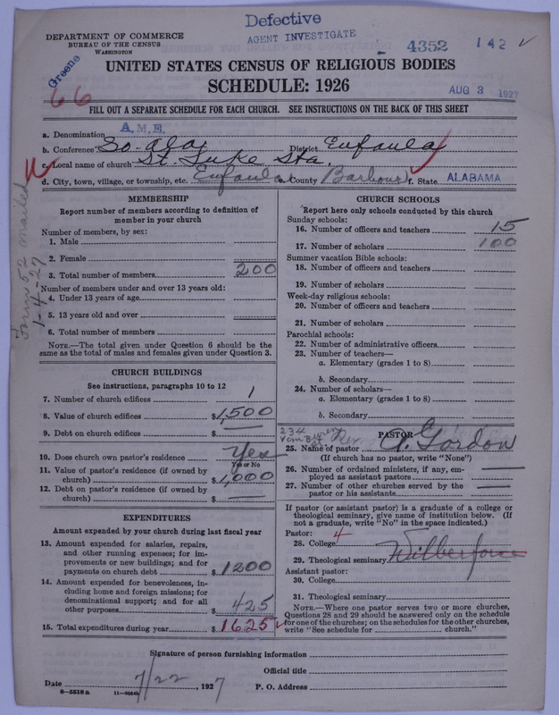 Scan of African Methodist Episcopal Church: 4352