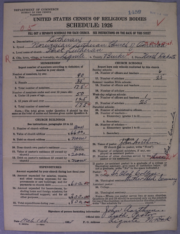Scan of Norwegian Lutheran Church of America: 1459
