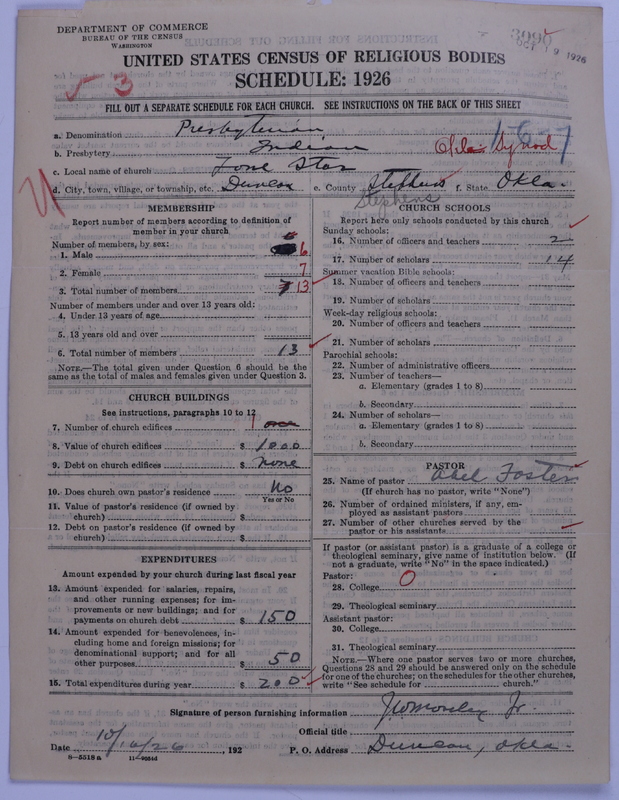 Scan of Presbyterian Church in the United States: 3090