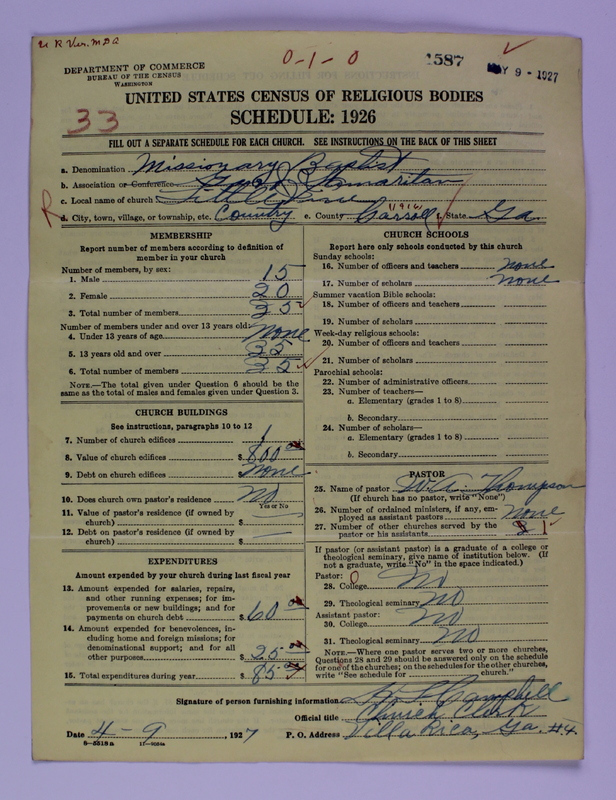 Scan of Southern Baptist Convention: 4587