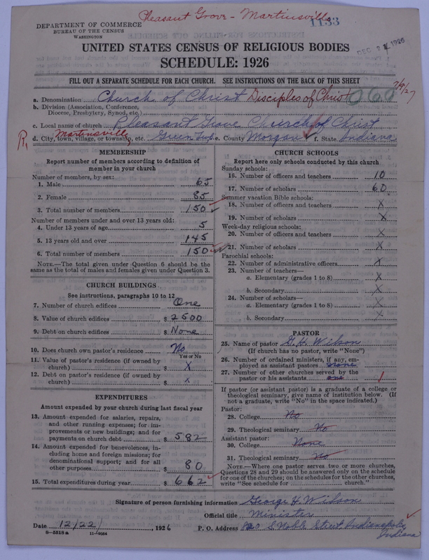 Scan of Disciples of Christ: 1133