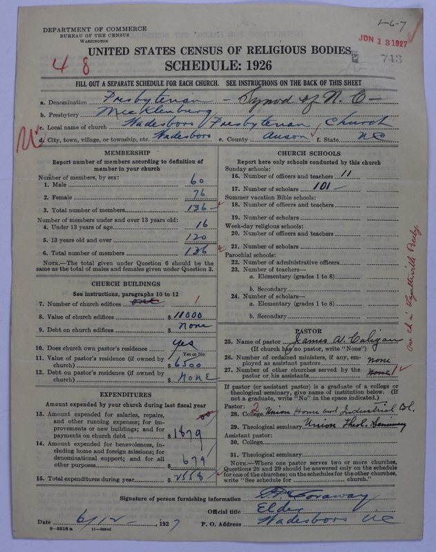 Scan of Presbyterian Church in the United States: 743