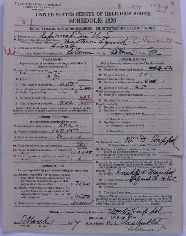 Scan of Reformed Church in the United States: 457