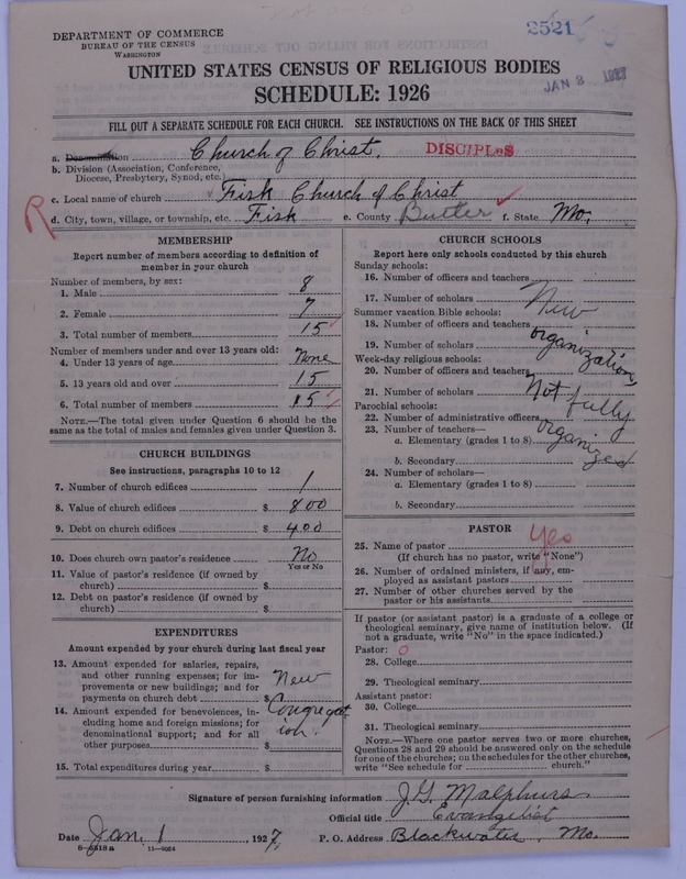 Scan of Disciples of Christ: 2521