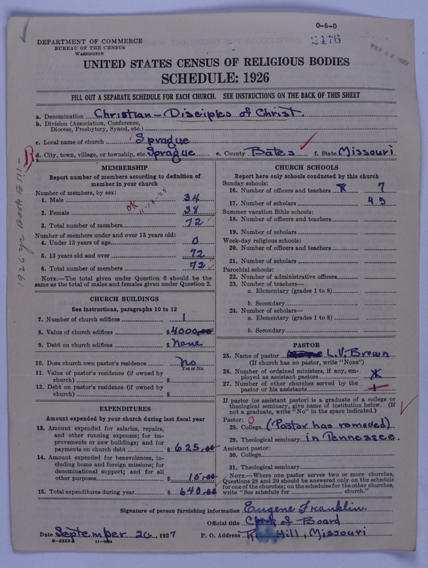 Scan of Disciples of Christ: 2476