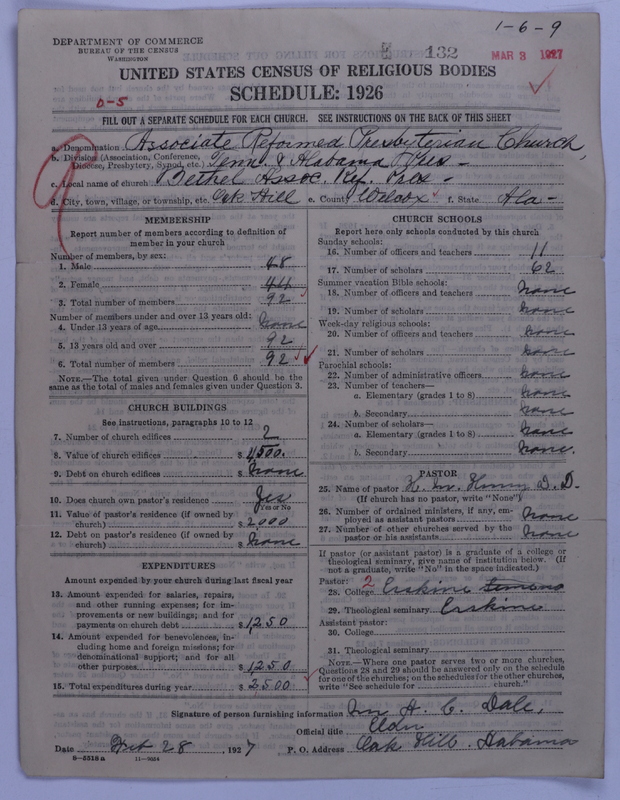 Scan of Associate Reformed Presbyterian Church: 132