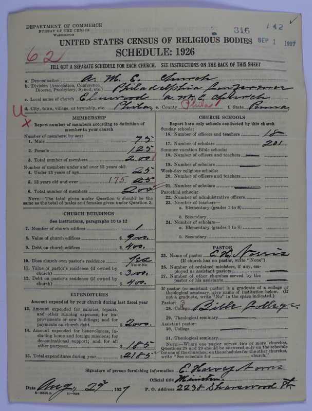 Scan of African Methodist Episcopal Church: 316