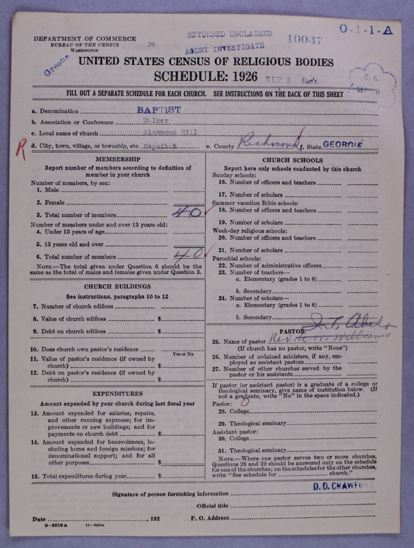Scan of Negro Baptists: 10037