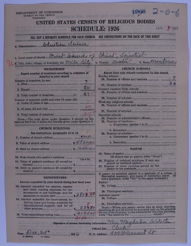 Scan of Church of Christ, Scientist: 1066