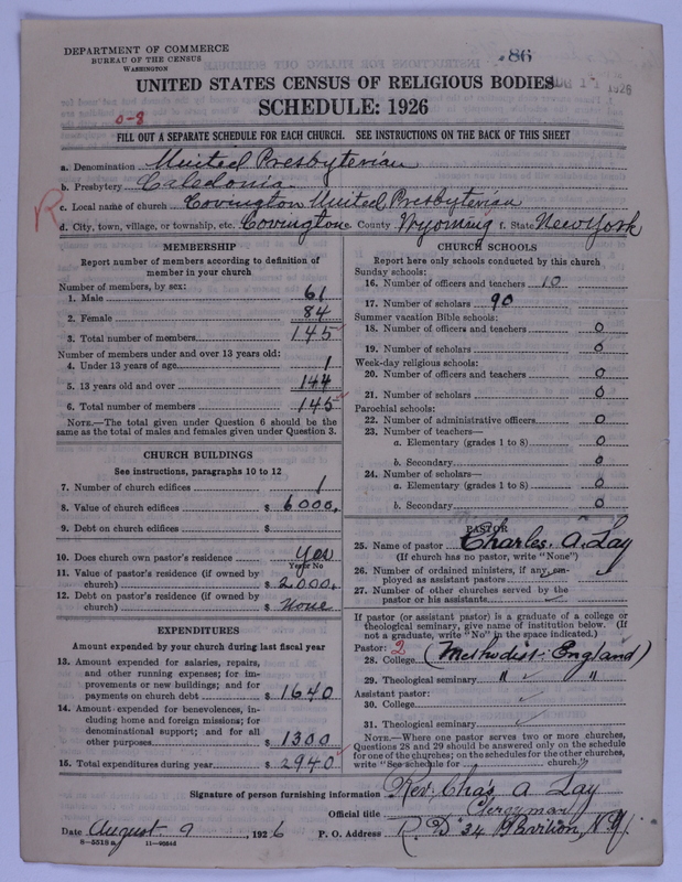 Scan of United Presbyterian Church of North America: 86