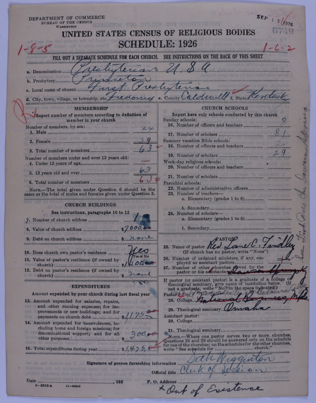 Scan of Presbyterian Church in the United States of America: 6749