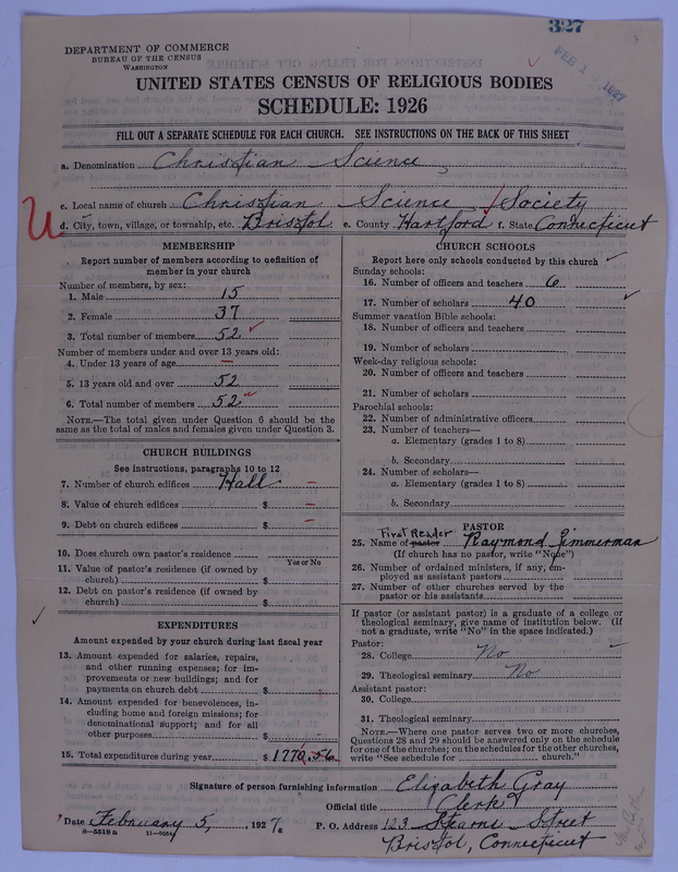 Scan of Church of Christ, Scientist: 327