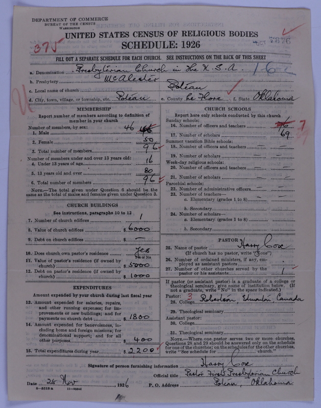 Scan of Presbyterian Church in the United States of America: 7376