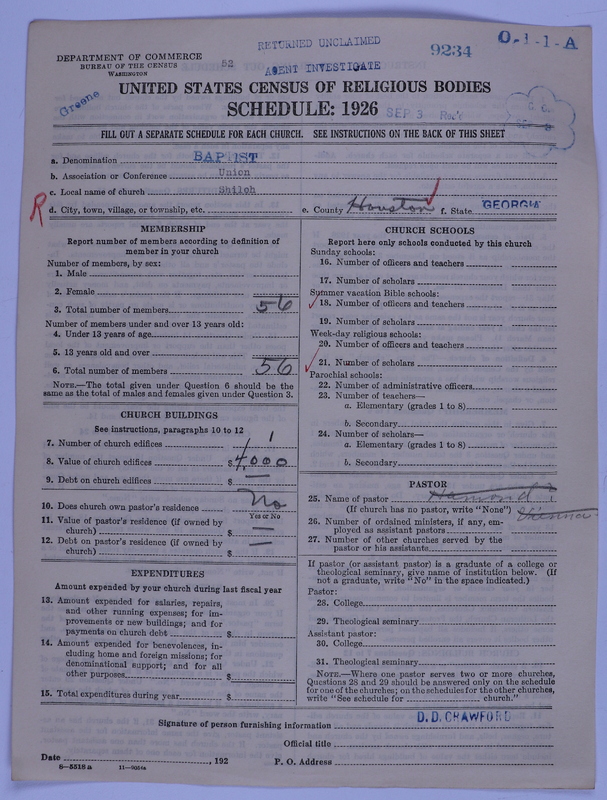 Scan of Negro Baptists: 9234