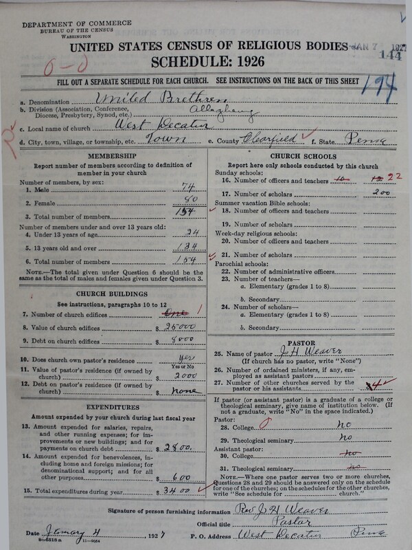 Scan of Church of the United Brethren in Christ: 144