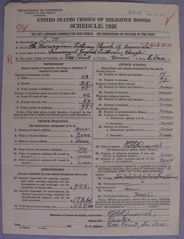 Scan of Norwegian Lutheran Church of America: 2202