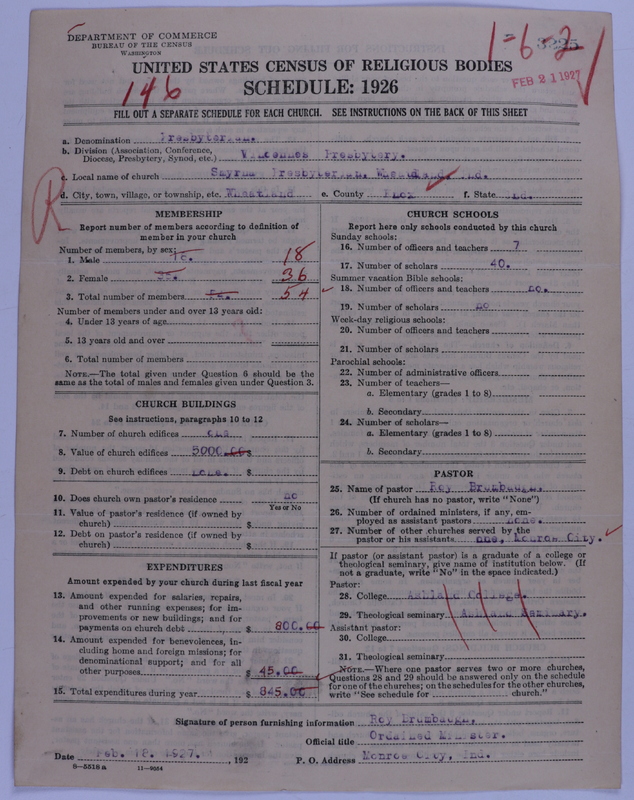 Scan of Presbyterian Church in the United States of America: 3225