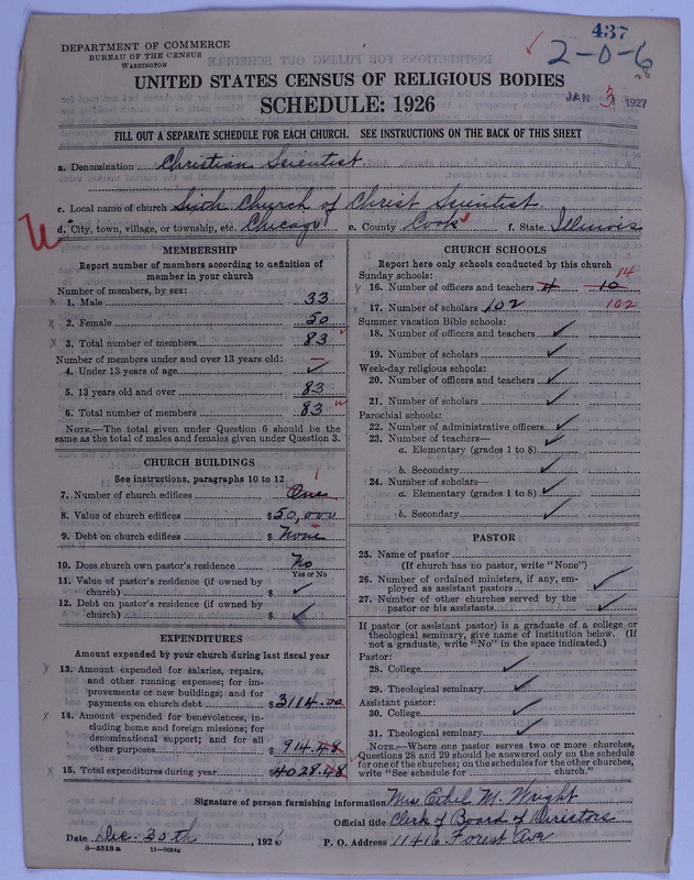 Scan of Church of Christ, Scientist: 437